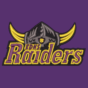 EDHS Raiders - Embroidered - Adult Heavy Blend™ Hooded Sweatshirt Design